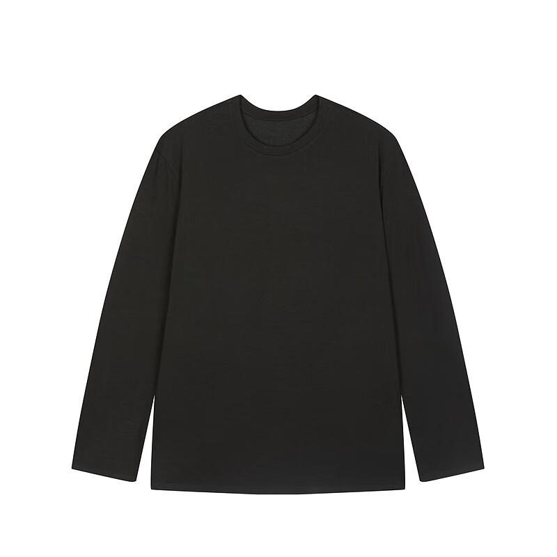 Less 2025 Autumn Round Neck Long Sleeve T-Shirt