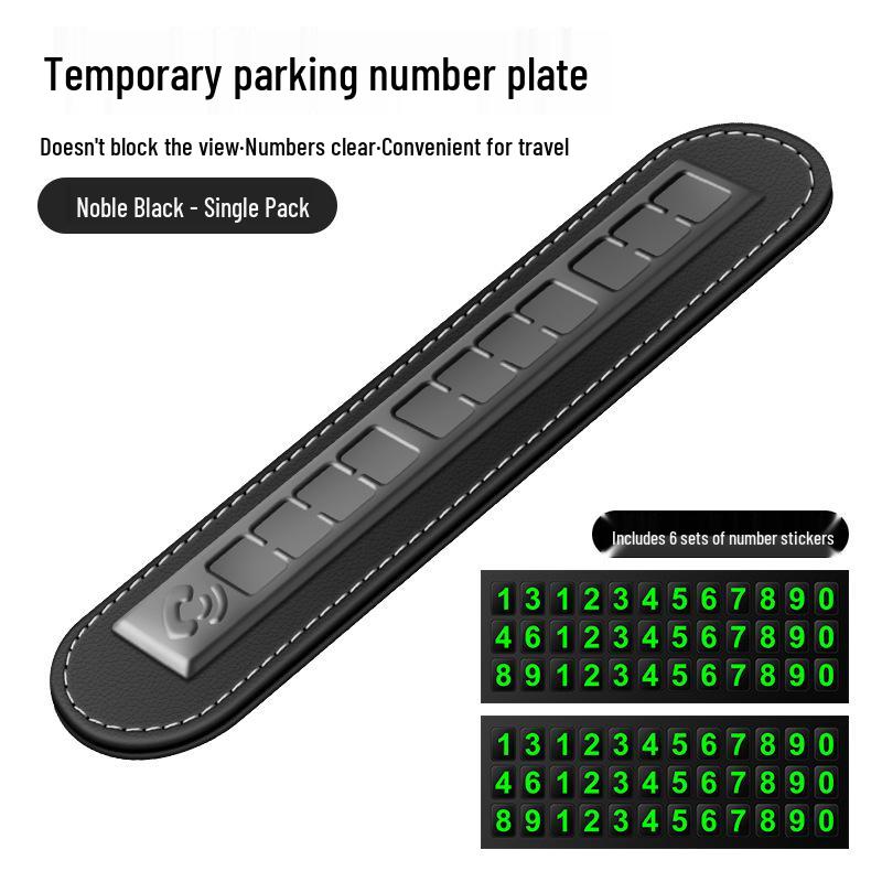 

Модель 2025 года Высококлассная временная табличка для парковки автомобиля с отображением номера мобильного телефона