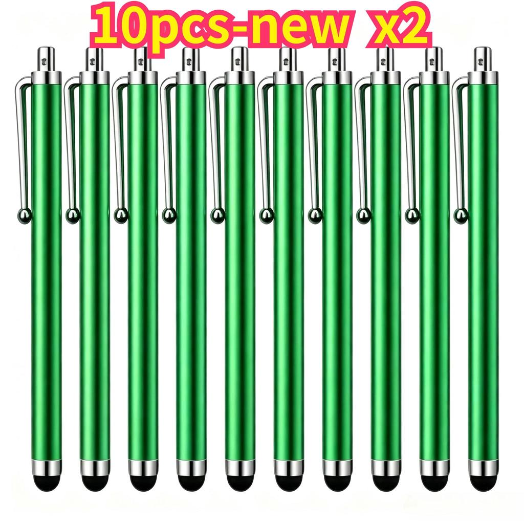 1/10/20PCSpack of Universal Metal Capacitive Pens Random Colored Touch Pens Mobile Phone Tablet and IPad Touchscreen Styluses 6