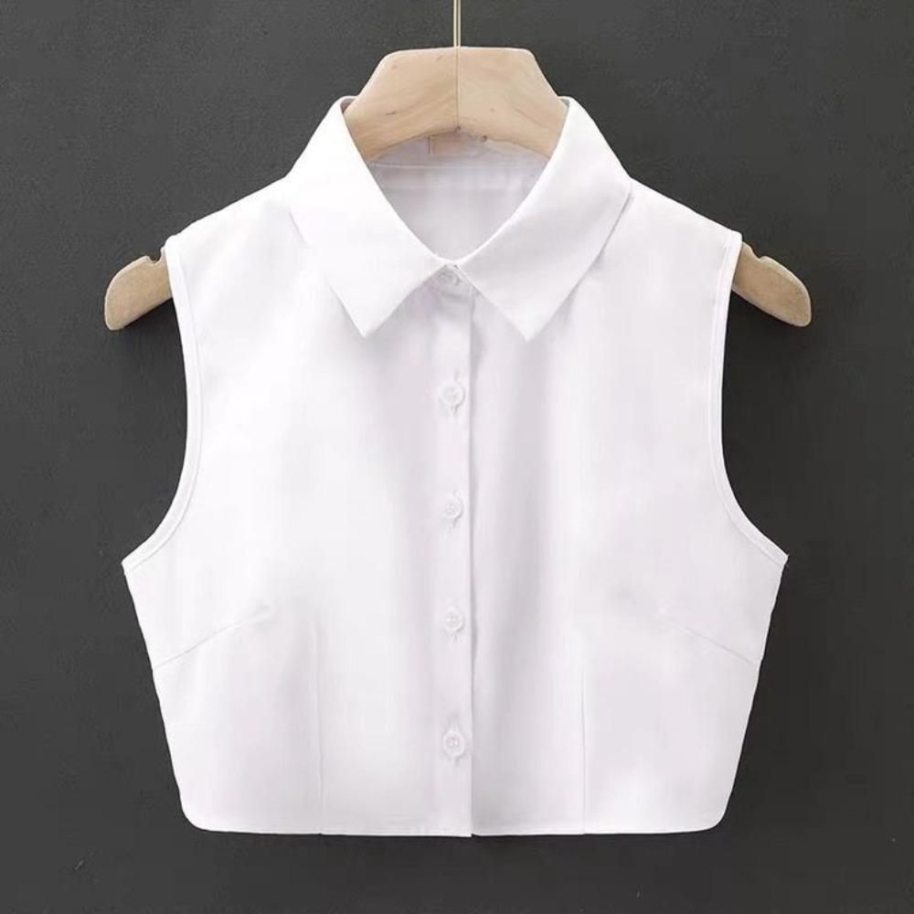 Clothes Accessory Detachable Fake Collar Blended White False Collar Lapel Collar