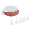 WTEMPO Brown New Macarons Cake Decorating Kit Teapot Cream Squeezer Decorating Pot Chocolate Jam Cream Applicator Creative DIY Baking Tools