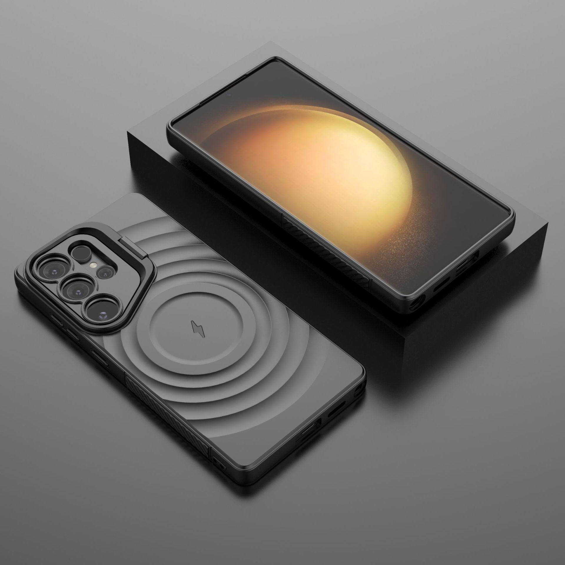 Чехол Magsafe для Samsung Galaxy S25 Ultra Противоударный Магнитный Чехол Беспроводная Зарядка Доступен для Samsung S25 Plus Samsung S25