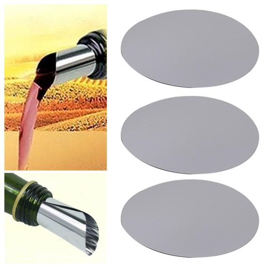 Wine Pourer Drip-Free Spout for Bottles Reusable Flow Control Nozzle Home Bar Wine Tool for Oil Juice Cocktail Parties