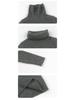 Girls' High Neck Knit Sweater - Stylish Long Sleeve Pullover for Medium & Large Children, Perfect Autumn & Winter Base Layer.