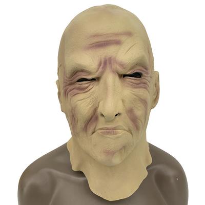 Old Man Latex Horror Mask Halloween Carnival Props Party Ball Scary Costume Mask