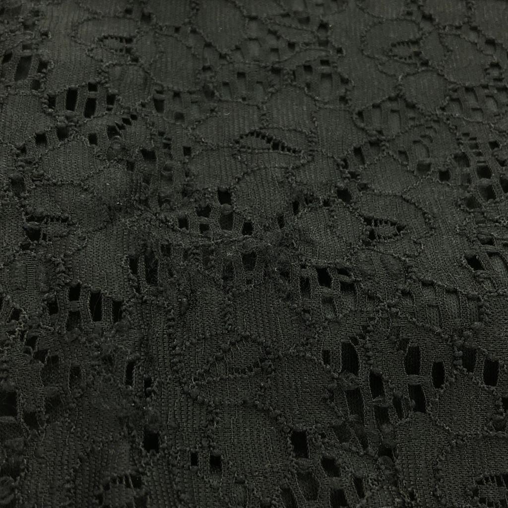 Desigual Embroidered floral pattern Long sleeve race one piece 40 black Women Used