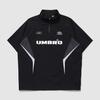 Umbro Hbl Bloke Short Sleeve Stand Neck Anorak Black (Uq223Cwt52) (A Type)
