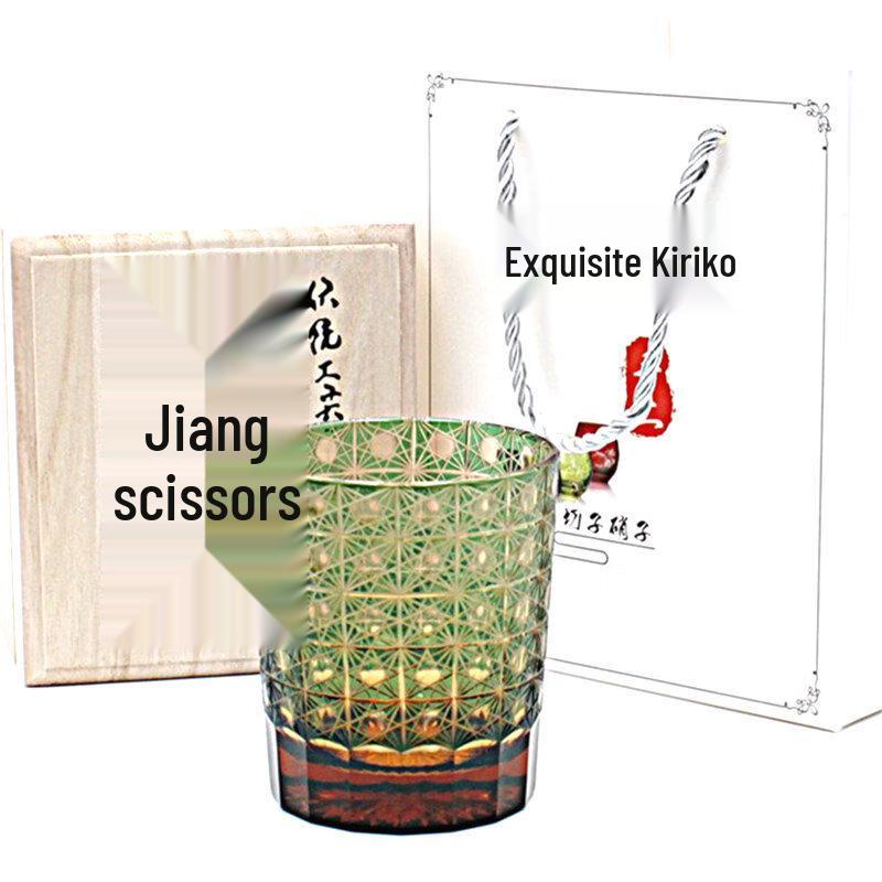 

Zhuchuang Jingpin Japanese Edo Kiriko Crystal Whiskey Glass