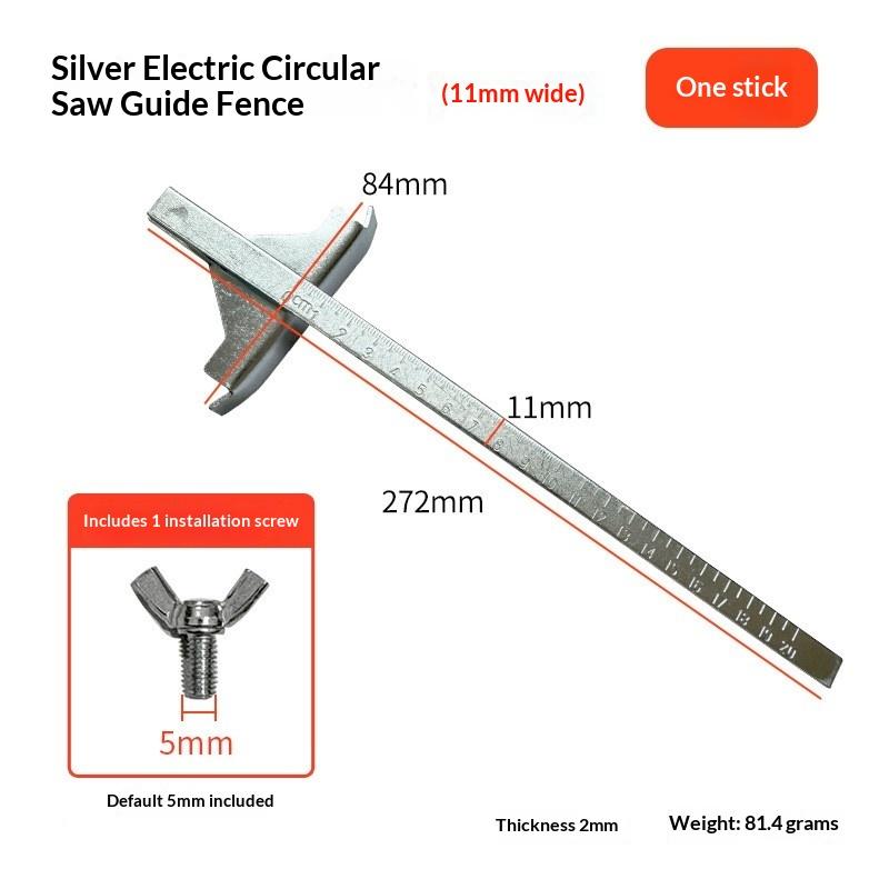 1/2Pcs Circular Saw Guide Edge Guide Replacement Parts For DC310 For DCS391B For DCS393 Cordless Saw Power Tool