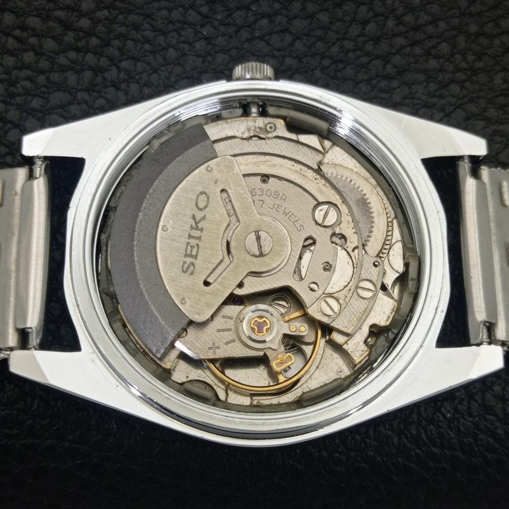 JAPAN VINTAGE REFURBISHED SEIKO 5 AUTOMATIC MENS ROMAN FIGURE WATCH a442051-a