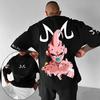 Dragon Ball Print Cotton Tshirt 2026 Summer New Arrivals Oversized Mens Tee Majin Buu Fan TShirt UnisexChildrens Sportswear