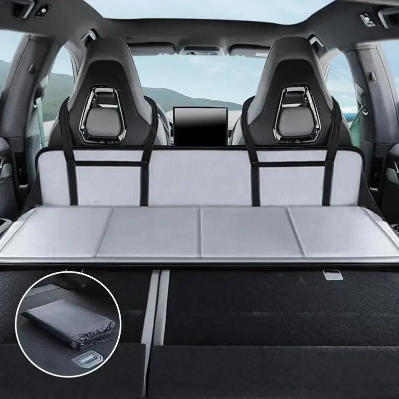 Car Back Seat Extender For Sleeping Car Back Seat Folding Bed Portable Car Travel Camping Mattress Foldable Back Seat Travel