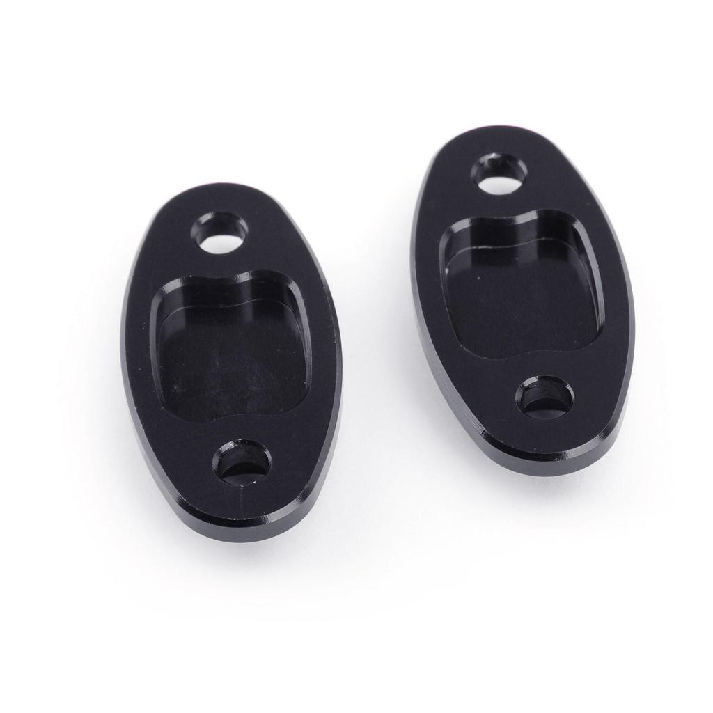 NEW Engraved Mirror Block Off Base Plates For Honda CB650F 125R 250R 17-18 Black