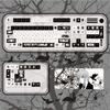 MAIMOOO Makima Keycaps Korean Russian Cherry Moa Pbt Thermal Sublimation Customized Keyboard KeysCaps Black And White