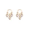 Korean Light Luxury Diamond-set Love Earrings Women's Niche Design Sense Temperament High-end Sense Ear Buckle Fashion Versatile Ear Jewelry