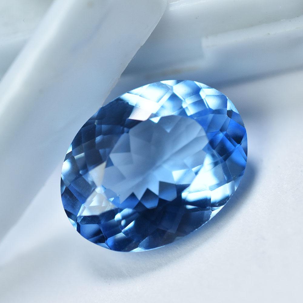 Excellent Blue Sapphire 7.5 Ct Oval Cut Natural Certified Loose Gemstone