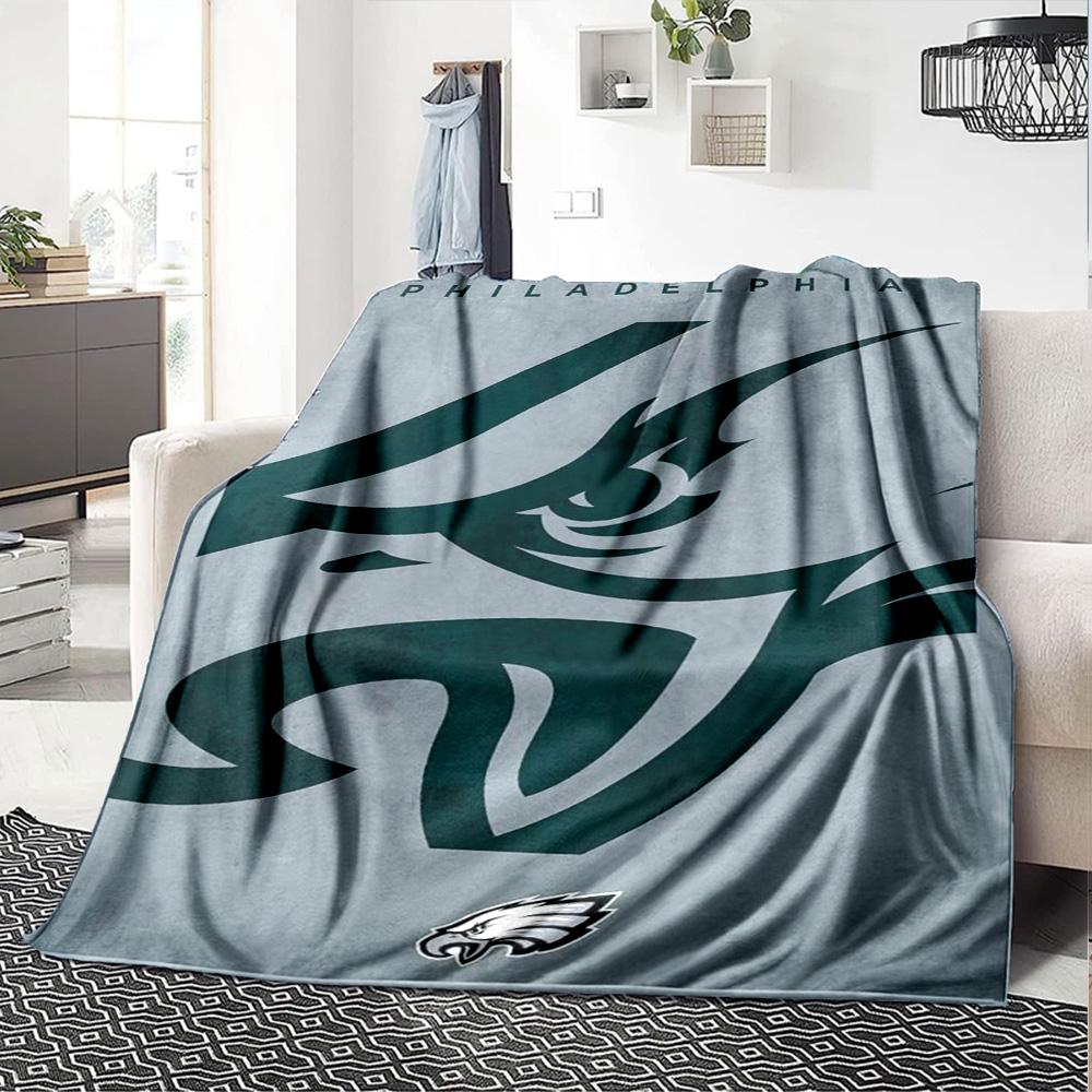 Philadelphia Eagles Blanket Soft Warm Cozy Suitable For Office Bed Livingroom Four Seasons Universal Playful Design