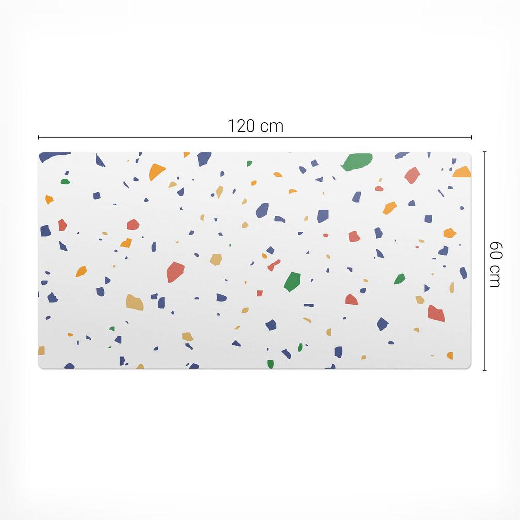 Desk Pad For Graphic Designers And Designers Colorful Confetti 120X60 Cm