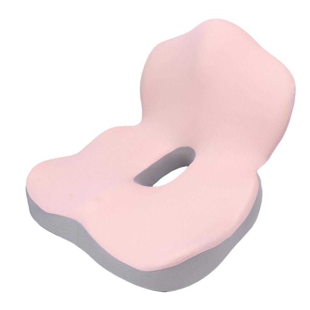 Seat Cushion and Lumbar Support Pillow One Piece Back Support   Chair Cushion with Removable Washable Cover