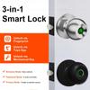 3-in-1 Keyless Entry Bluetooth Door Lock Multi-function Smart Lock Electronic Fingerprint Lock