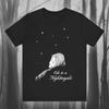 Ode To A Nightingale John Keats Poetry T-shirt William Thomas Horton Art Classic Literature Shirt Unisex Short-sleeved T-shirt