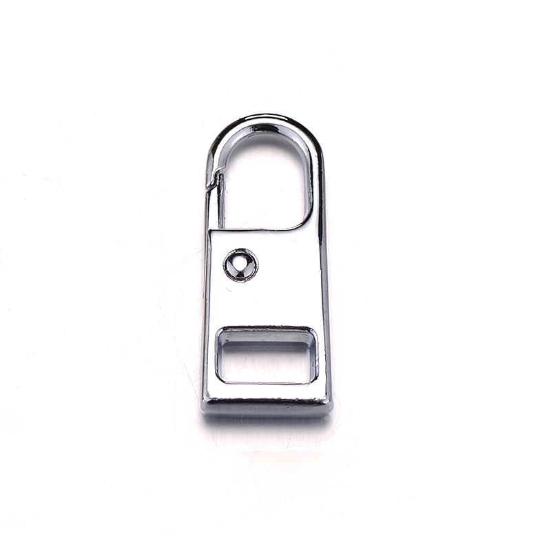 Tool-Free Removable Zipper Pull Tab with Metal Pendant for Luggage, Bags, Jackets, and Shoes