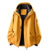 Men Women Winter Waterproof Windproof Hiking Jacket With Removable Down Liner Outdoor Camping Trekking Travel