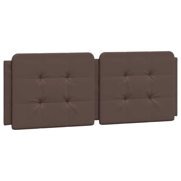 VidaXL Headboard Cushion, Padded Headboard Pillow, Indoor Bedroom Bed Accessory, Brown 374852