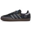 adidas Originals SAMBA OG Low-Top Skateboard-Schuhe Unisex Schwarz Grau B75807(Team113-S-BOX)