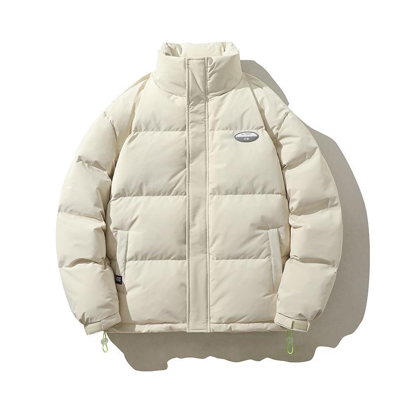 

Couple Men s Down Jacket New Stand Up Collar Casual Fashion Thickened Windproof Warm Bread Jacket Winter Men s Jacket 2XL