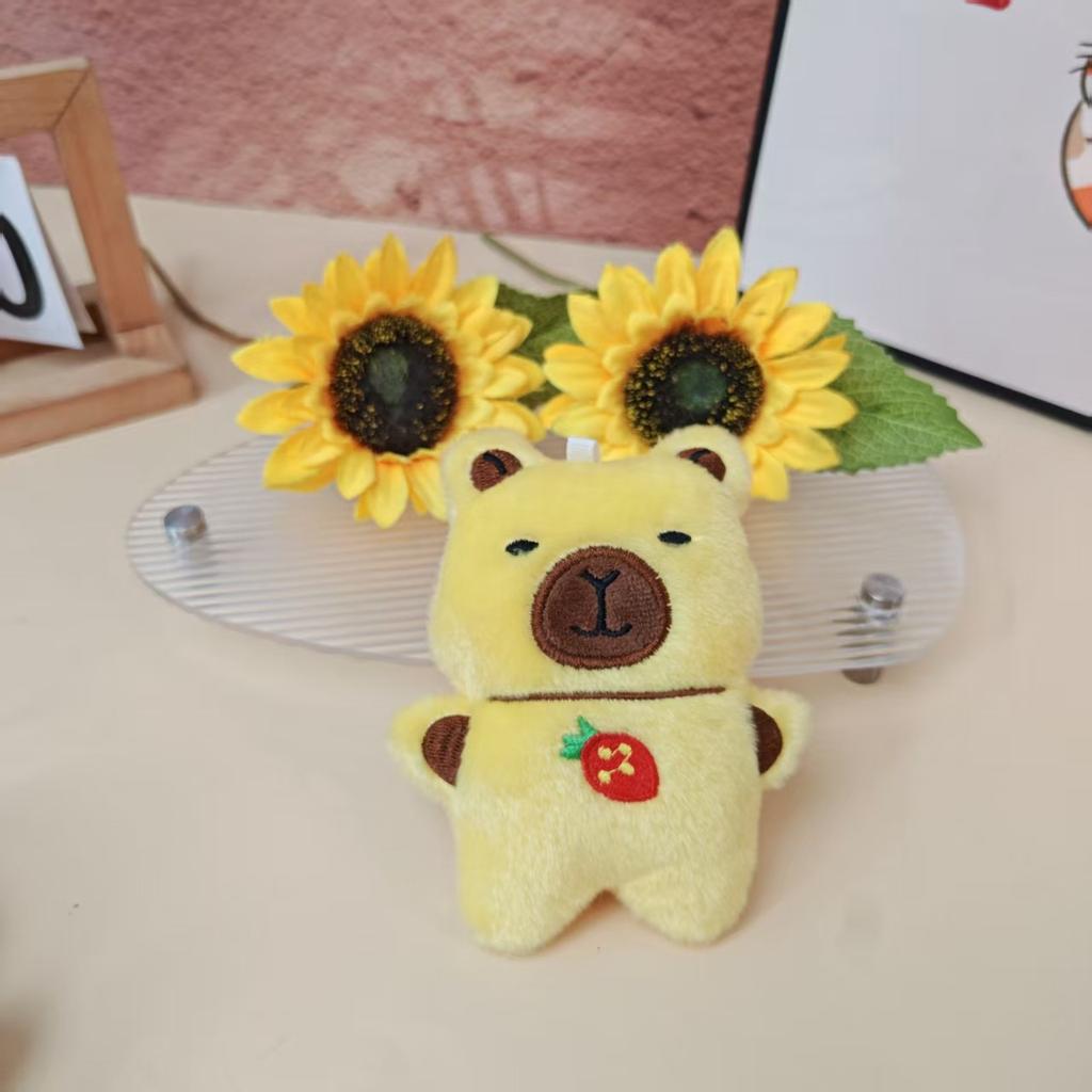 Plush Doll Bear Doll Cute Pendant Keychain Bag Pendant Clothes Accessories Cartoon Doll Pendant