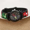 Orologio per Bambini Modello Cartone Animato Impermeabile Cinturino in PVC Orologio al Quarzo per Bambini Dinosauro
