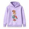 Cartoon Puppy Group Print Kids Hoodie Sweatshirt Boys Girls Casual Long Sleeve Pullover Top for Toddlers