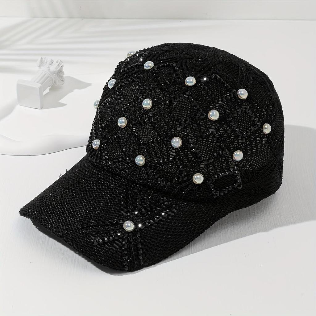 Nuovo elegante cappello estivo da sole lavorato a maglia - Design in rete traspirante, chiusura a levetta, aderente, versatile e sportivo - Perfetto per le attività all'aperto