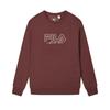 Fila Original Loose Fleece Crewneck American Vintage Sweatshirt Unisex Sweatshirt Wine-Red F51M449204F-WI