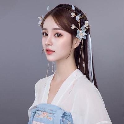 Ancient Headwear Flower Headband Chinese Style Headwear Ancient Style Hairpin Hanfu Hair Crown