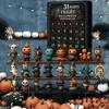 7/15/31-Day Halloween Countdown Calendar Halloween Advent Calendar with Collectible Eerie Figurines Surprise Box Halloween Gifts