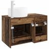 Bathroom Furniture Set 2 pcs Reclaimed Wood Engineered Wood