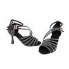 Diamond High Heel Dance Shoes Lesklé Latin Tango Waltz Elegantní taneční boty pro ženy