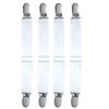 4pcs/set Adjustables Bed Sheet Fasteners Strap Elastics Mattress Cover Corner Holder Clip Grippers Suspenders Cord Decors