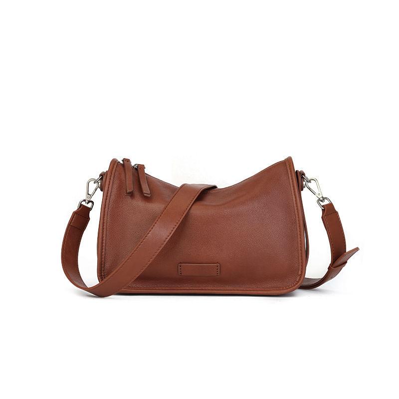 Genuine Leather Handbags for Women Fashion Vintage Design Messenger Bags Classic Phone Bag Purse