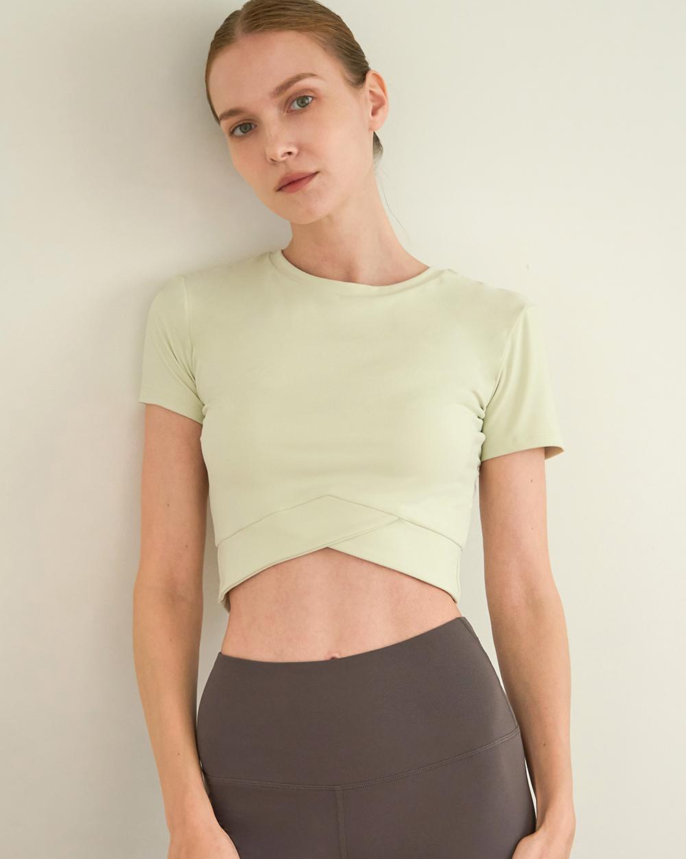 Formative (Fm40422) Cross Line Short Sleeve_Dusty Green L