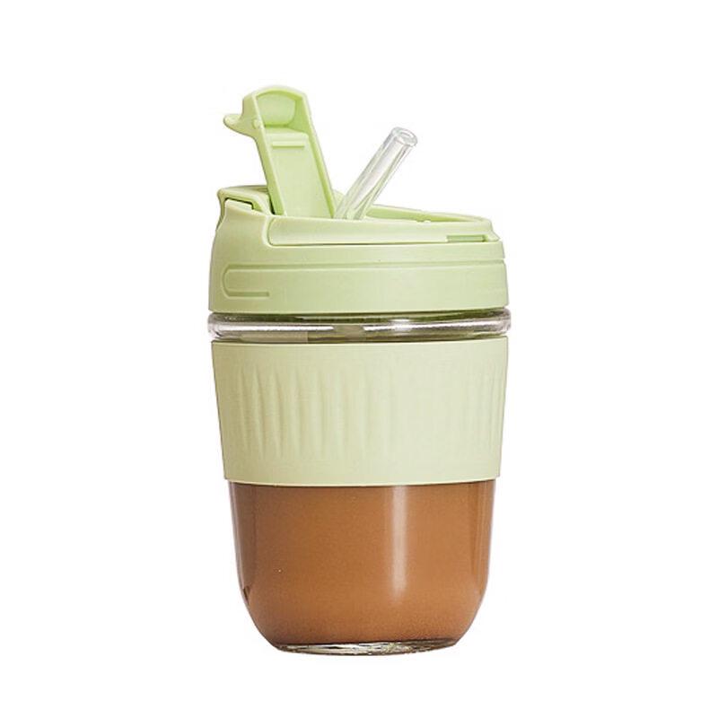 Multipurpose Glass Straw Cup