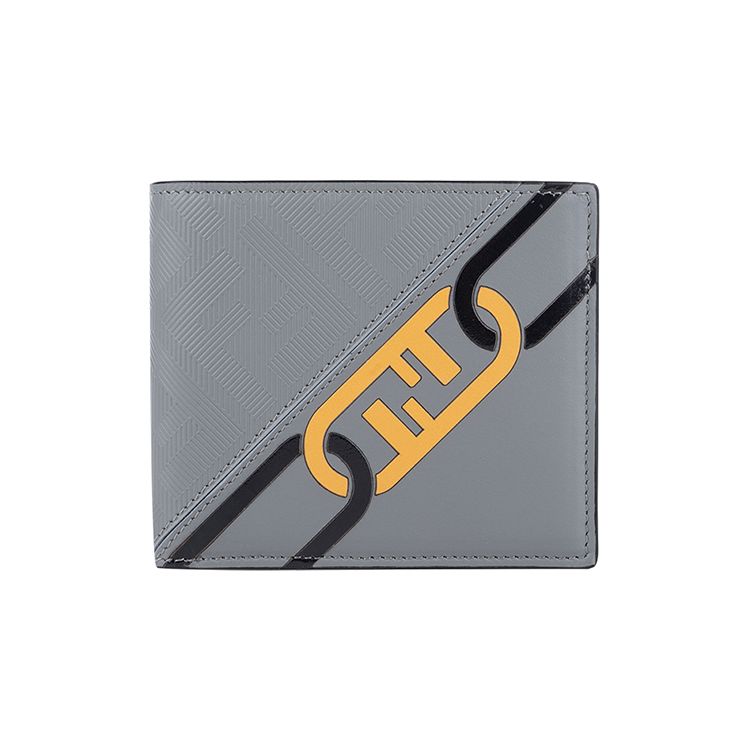 

Fendi Logo Print Double Fold Wallet With Card Slots Men Wallets Gray 7M0169ALE8F05GK Box(Basic Set+Box)