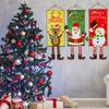 Christmas Window Sign Christmas Window Polyester Decorative for Shop Bar Hotel