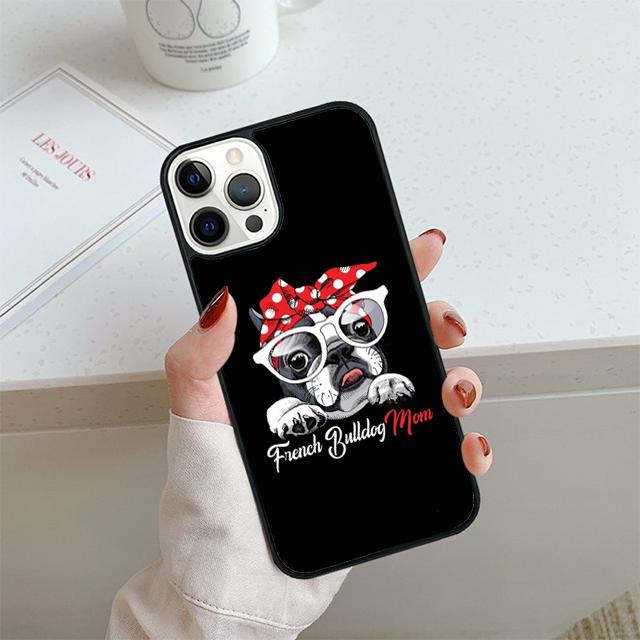 French Bulldog Cute Cartoon Phone Case For iPhone 17 Air 14 15 16 13 12 Cover For Apple Pro Max Plus Coque
