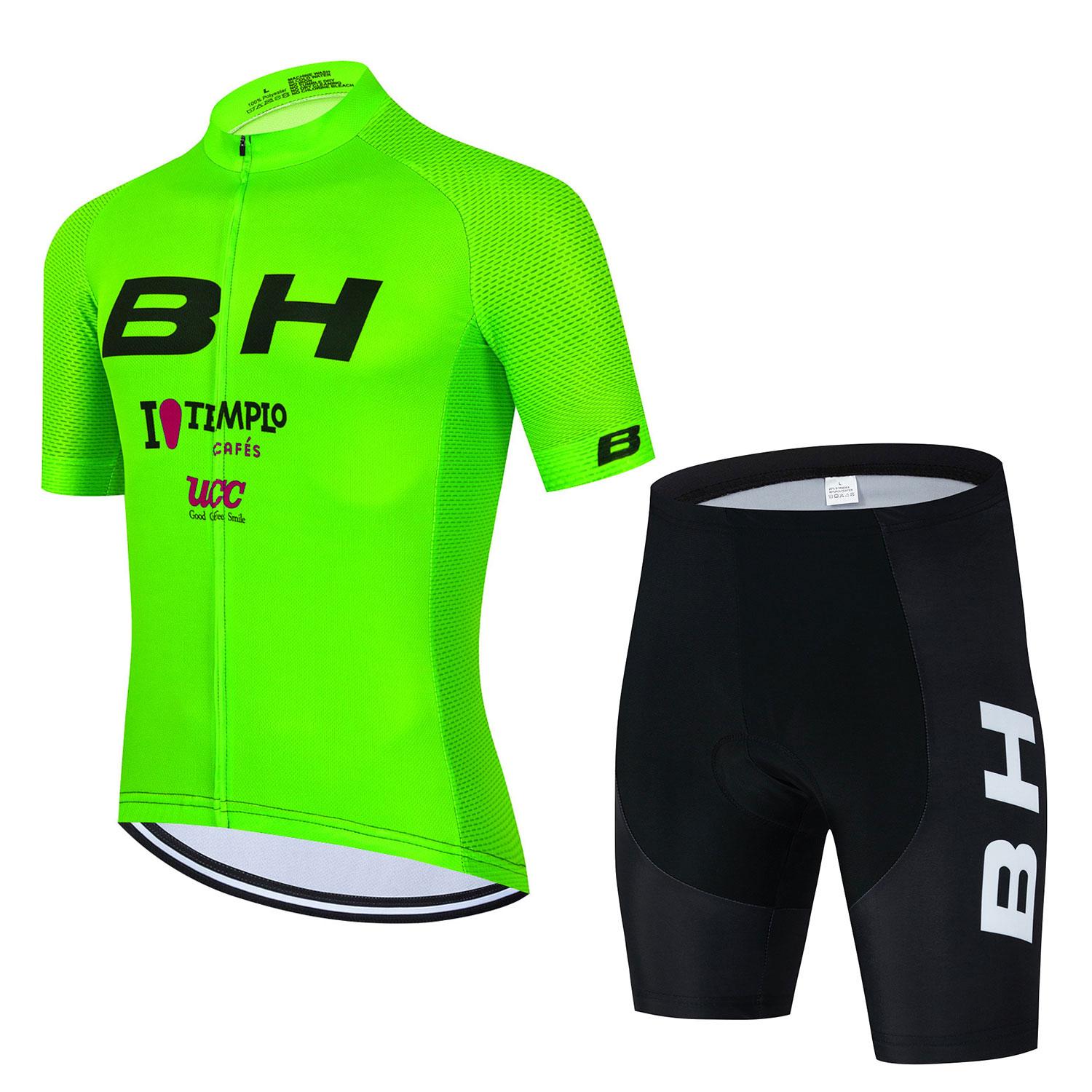 

2025 Team Cycling Sets Men Bicycle Clothing Summer Short Sleeve Mountain Cycling Clothes Suits Ropa Ciclismo Triathlon Kits L