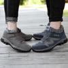 New Men's Martin Snow Boots Large Size Tooling Men's Shoes Fleece Warm Outdoor Casual Couple Short Autumn Boots