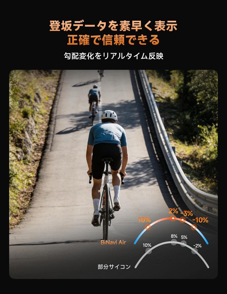 iGPSPORT BiNavi Air Cycle Computer GPS Cycling Computer Bicycle Navigation Touch Panel 30 Hours of Ride Recording iClimb Compatible Strava Sync