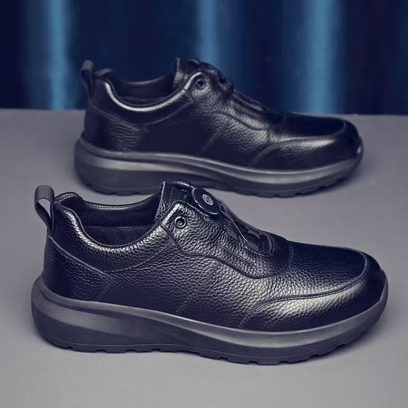 Spring and autumn no-lace-up knob men s shoes fashion breathable casual shoes outdoor mountaineering hiking sports tide shoes one 39